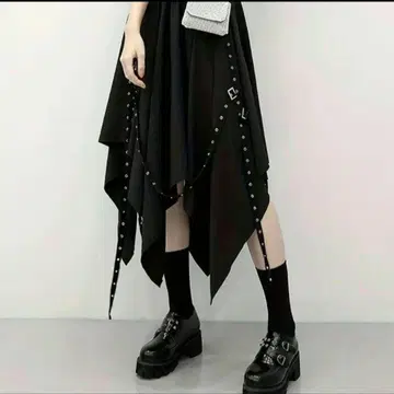 V계 스커트, 와이드 팬츠, P 사루엘, 지뢰, 고딕, 락 1