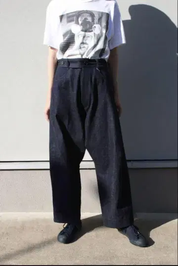 O PROJECT ORGANIC SELVEDGE 데님 TROUSERS