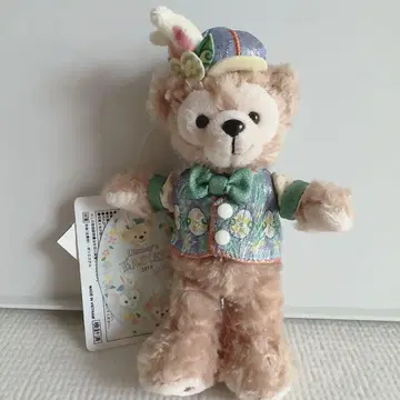 택 포함 새상품 부활절 더피 Duffy 봉제 인형 배지 키링