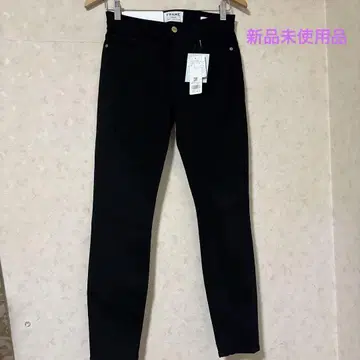 FRAME 블랙 데님 팬츠 사이즈 26
