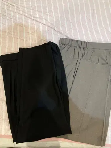 글로벌 워크 우츠쿠 실루엣 팬츠