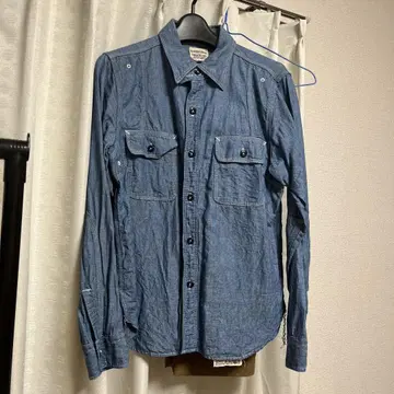 Pherrow's Stormy Blue Mfg. 데님 셔츠