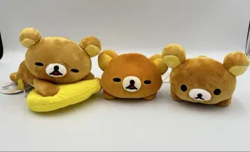 산엑스 리락쿠마 봉제 인형 3종
