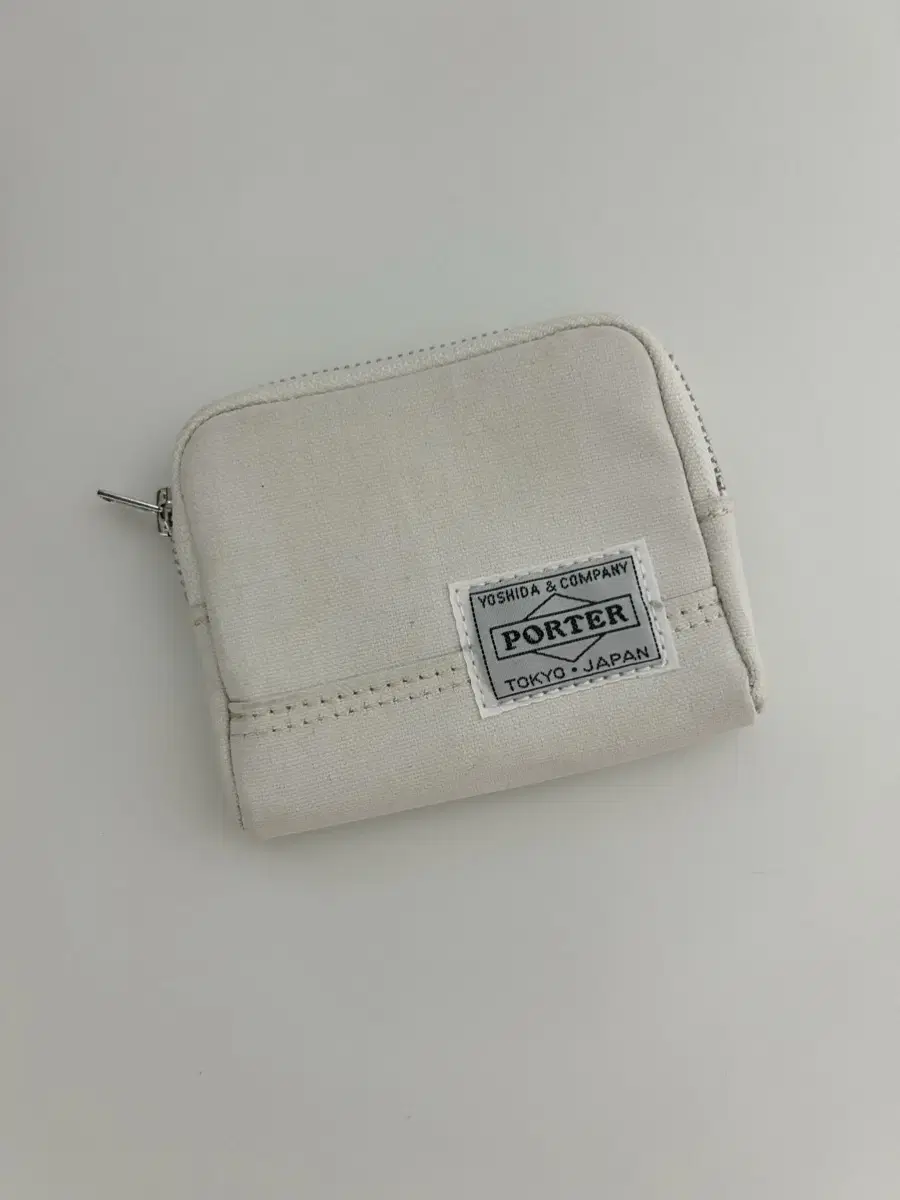 요시다 포터 덕 코인 케이스 화이트
