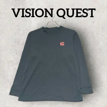 VISION QUEST 긴팔 티셔츠 미쓰오 야구도 롱T (M) 블랙