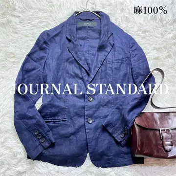 JOURNAL STANDARD 자켓 네이비 린넨 100%