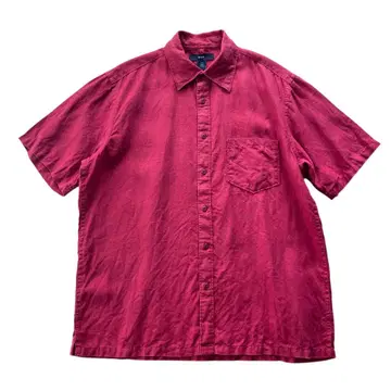 00s GAP 갭 린넨 박스 셔츠 S 반팔