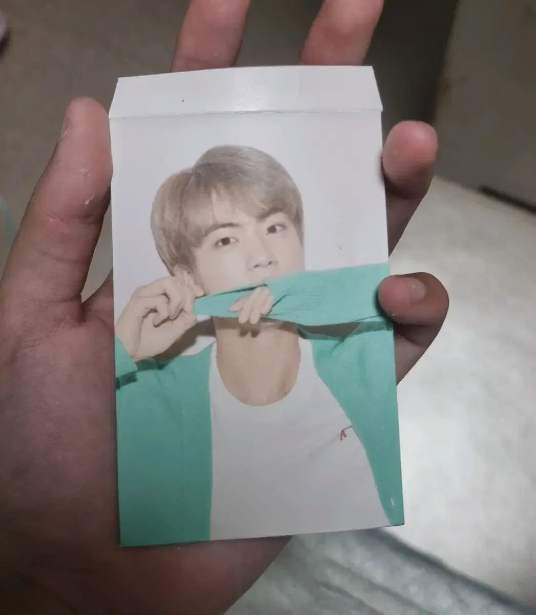 방탄소년단 수제 포카 봉투