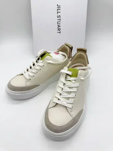 새상품 질스튜어트 통굽 스니커즈 베이지 23.5cm