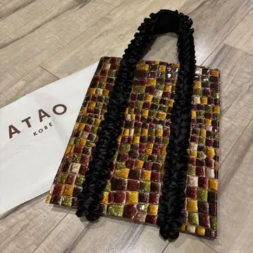 미사용 새상품 ATAO 아타오 비트로 페탕 토트 백 브라운 토트백