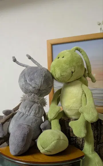 NICI 개미와 메뚜기 봉제 인형