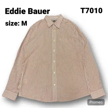 [즉시 구매 OK] Eddie Bauer 옥스퍼드 셔츠 사이즈 M 레드