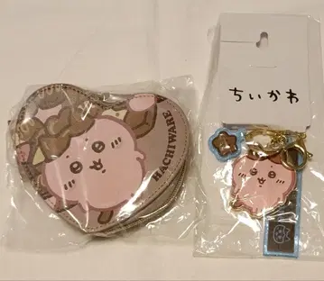 치이카와 시마무라 하치와레 백 참 다이 컷 파우치 2종 세트