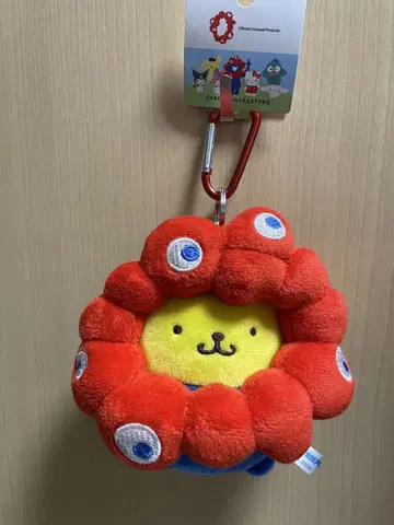 EXPO2025 얌얌이 봉제 인형 카라비너 포함 폼폼푸딩