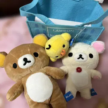로손&리락쿠마 봉제 인형 미사용