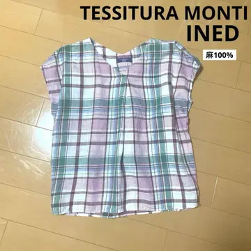 INED TESSITURA MONTI 린넨 100% 블라우스 풀오버