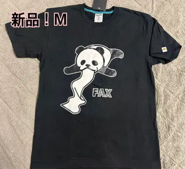 신상품! 큔 CUNE M 사이즈 블랙 티셔츠 팬더 팩시밀리