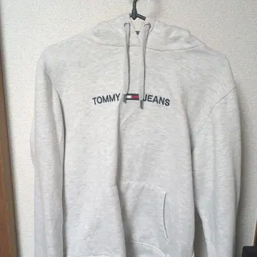 TOMMY JEANS 그레이 후드티 M