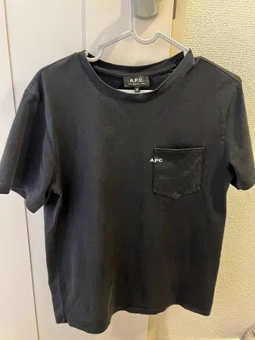 아페쎄 티셔츠 블랙 XS