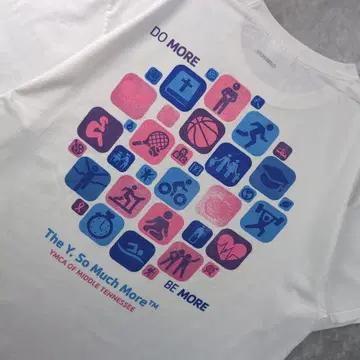 YMCA 굿 레귤러 아이콘 티셔츠 XL544