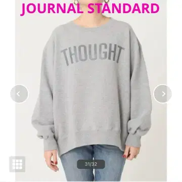저널 스탠다드 스웨트 셔츠 [THOUGHT] 그레이