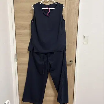 네이비 팬츠 셋업