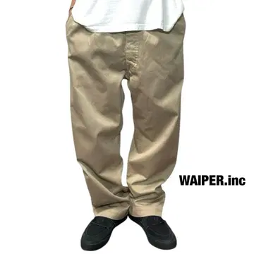 WAIPER.inc 프랑스 군 투 턱 WESTPOINT 치노 트라우저