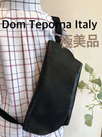 Dom Teporna Italy 천연 가죽 이탈리아 가죽 메신저 바디백