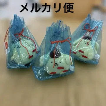 폼폼푸딩 포장마차 마스코트 금붕어 잡기