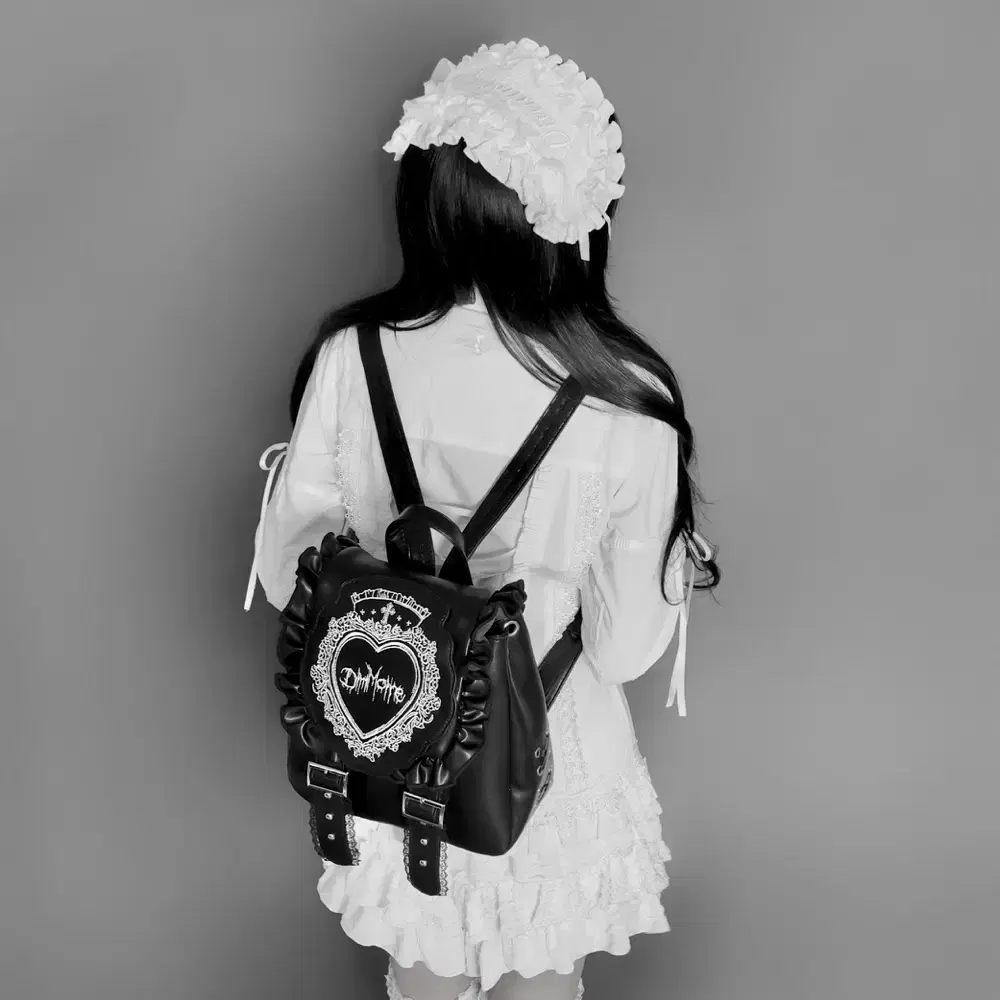 Dimmoire Heartcore Backpack Black Jirai Kei on Bunjang Global Site.
