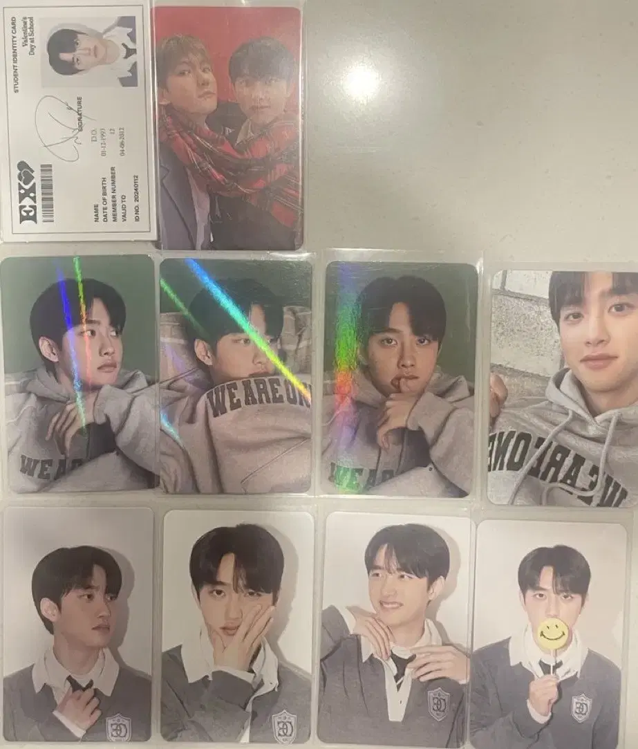 엑소 도경수 디오 2024 시그 포카 굿즈