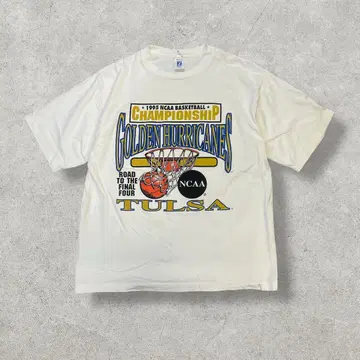 1995 NCAA 털사 대학 티셔츠