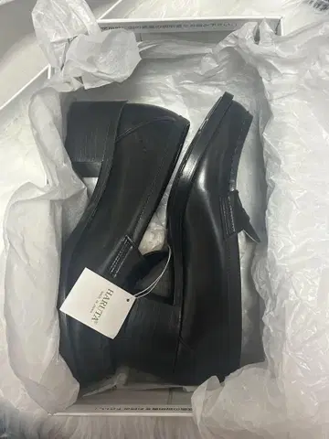 하루타 HARUTA 힐 업 로퍼 천연 가죽 박스 포함 22.5cm