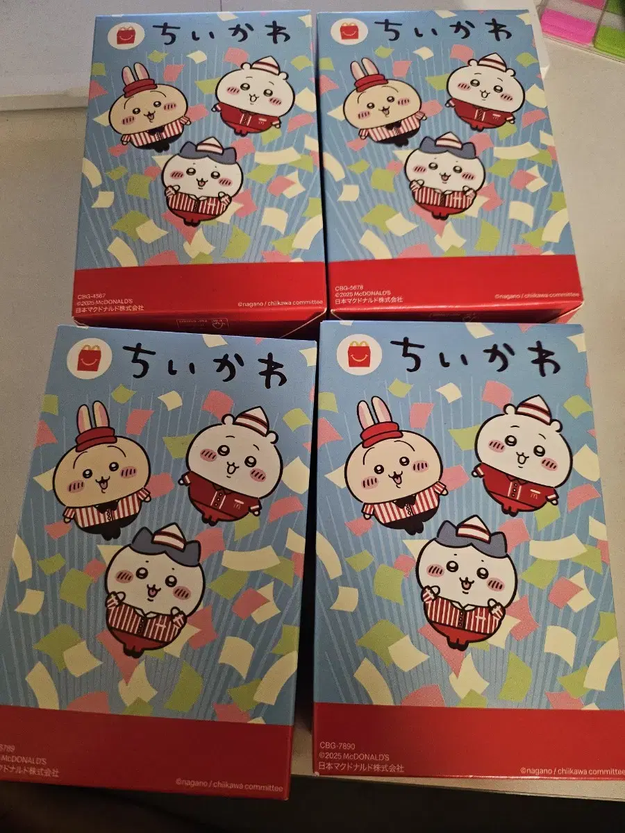 Chiikawa McDonald's Happy Meal Series 2 Figure Hachiware Usagi Momonga