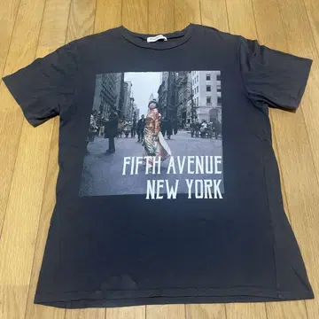 쿠로야나기 테츠코 NEW YORK 티셔츠 XL 사이즈