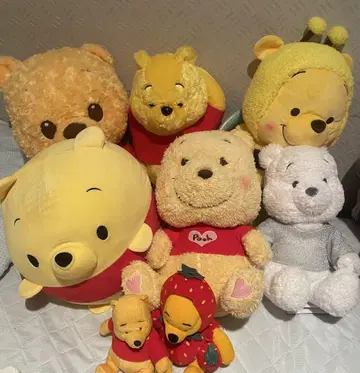 곰돌이 푸 봉제 인형 8종 세트