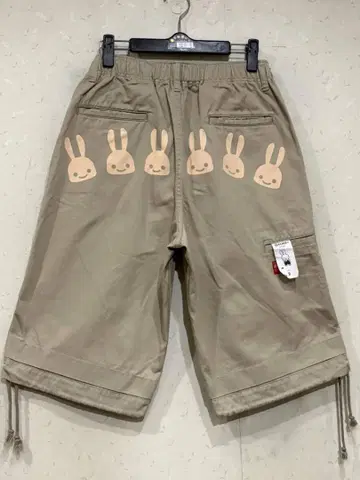 큔 오즈봉 RSIUN02BE 6연 토끼 치노 워크 하프 숏 팬츠