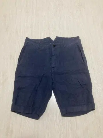 EEL BON SHORTS 네이비 린넨 100%