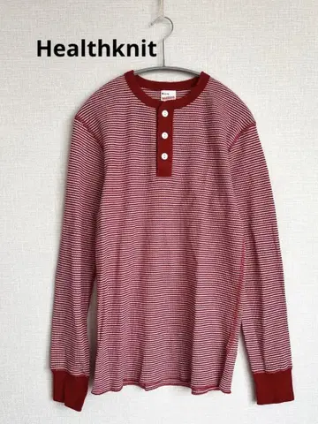 Healthknit 헬스니트 헨리넥 써멀 긴팔 티셔츠 M