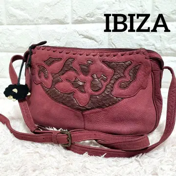 IBIZA 이비자 엠보 크로코 패턴 가죽 숄더백