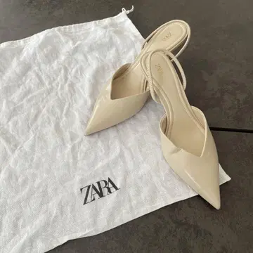 ZARA 베이지 스틸레토 하이힐 롯폰기 힐즈 공식 매장 구매 새상품