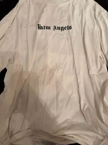 Palm Angels 화이트 긴팔 티셔츠
