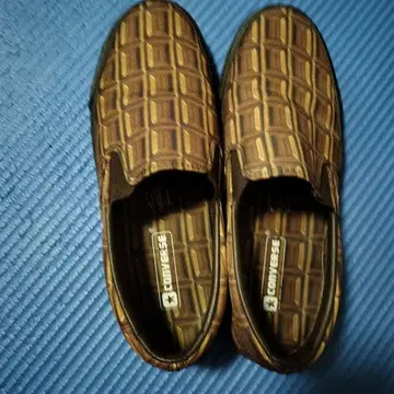 컨버스 바 초코 패턴 25cm 여성용 슬립온