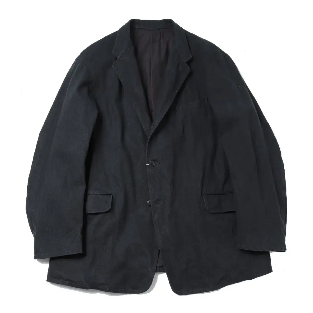 Comoli 25SS Black Drill Jacket size 2