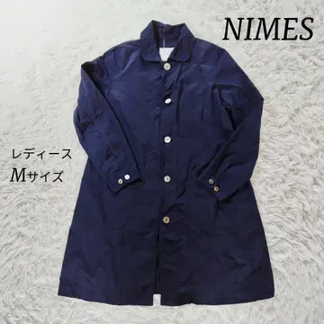 NIMES 님 나일론 롱 코트 트렌치코트
