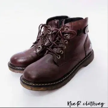 NieR 브라운 부츠 NieR WING 레이스업 25cm 완판템