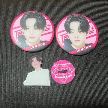 TREASURE 지훈 캔뱃지 세트 미니 아크릴 스탠드