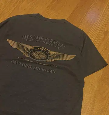 HARLEY-DAVIDSON 110주년 기념 티셔츠 구제 의류 아카이브