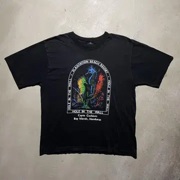 90s UNKNOWN 해마 티셔츠 빈티지
