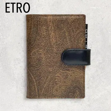 ETRO 에트로 빈티지 페이즐리 무늬 수첩 M6 사이즈